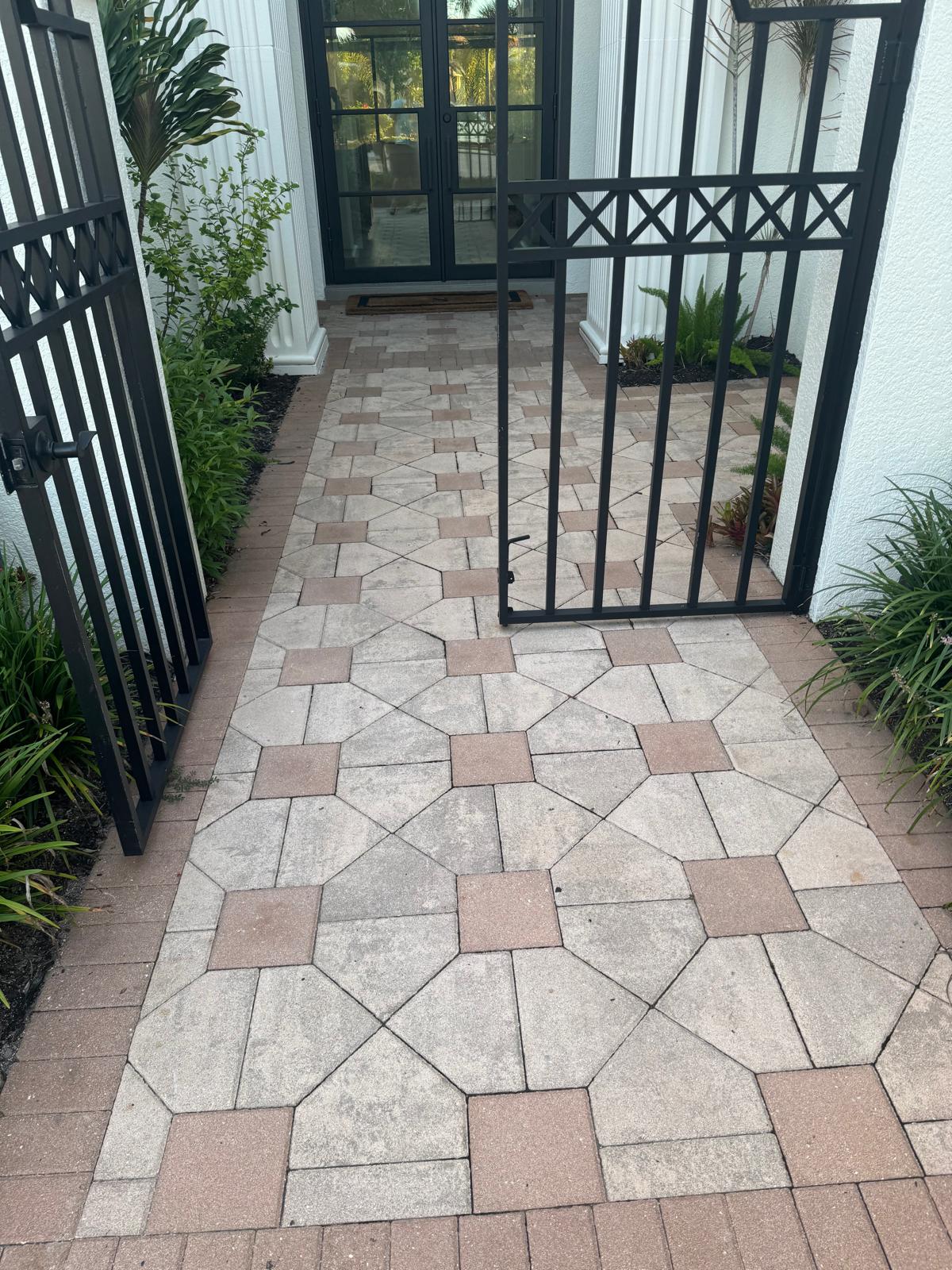 Beautiful paver installation