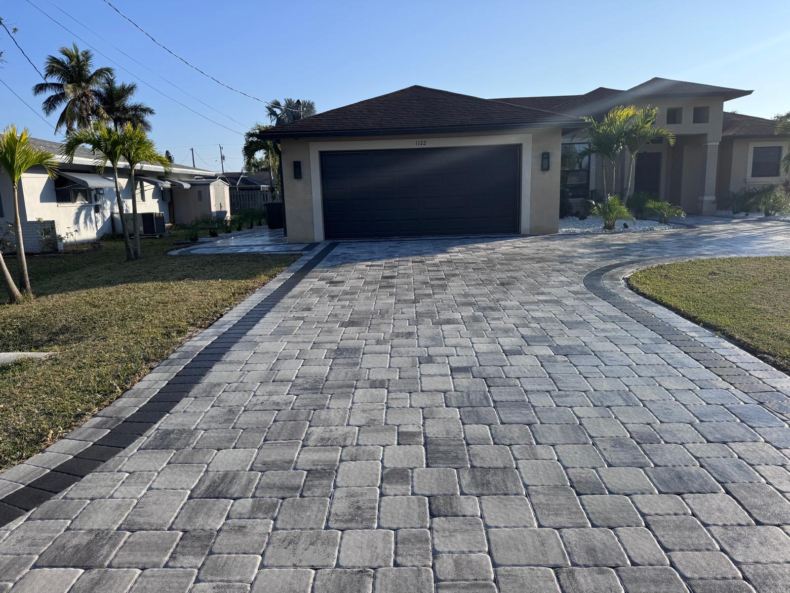 Elegant Curved Driveway Design